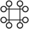 Grid Bubble Icon